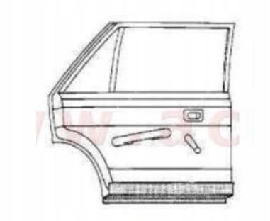 372 - Ремонт задніх правих дверей MERCEDES W116