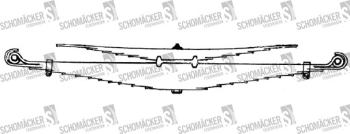 31297000 - Пружина Mercedes Schomäcker 31297000, O.E. 3633200608