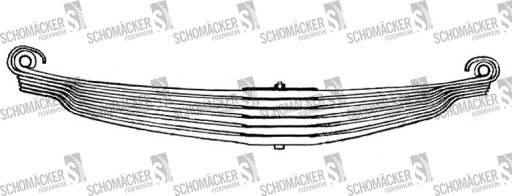 31869000 - Пружина Mercedes Schomäcker 31869000, O.E. 6233200506