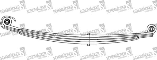 33806000, 9493200402 - Пружина Mercedes Schomäcker 33806000, O.E.9493200402