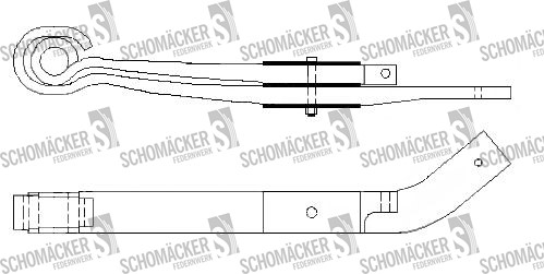 85009200 - Пружина RVI Schomäcker 85009200, O.E. 5010294892