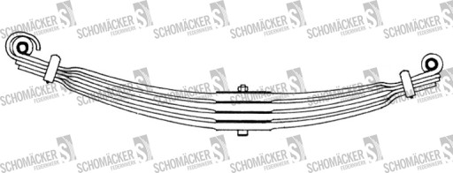 90132000 - Пружина Scania Schomäcker 90132000, O.E. 1123142