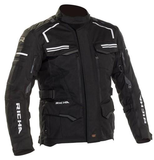 Richa Touareg II Черная мотоциклетная куртка