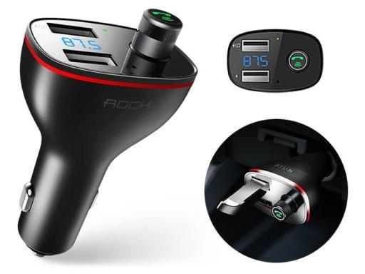 Rock B300 FM-передатчик Bluetooth зарядное устройство 2x USB
