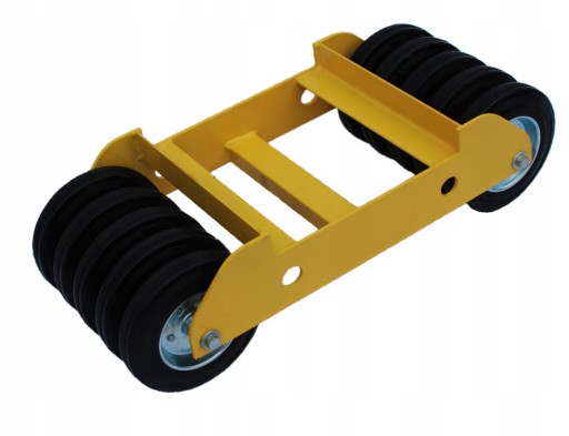 Ролик под колесом сервисная тележка 2300 кг желтый WZM 4a