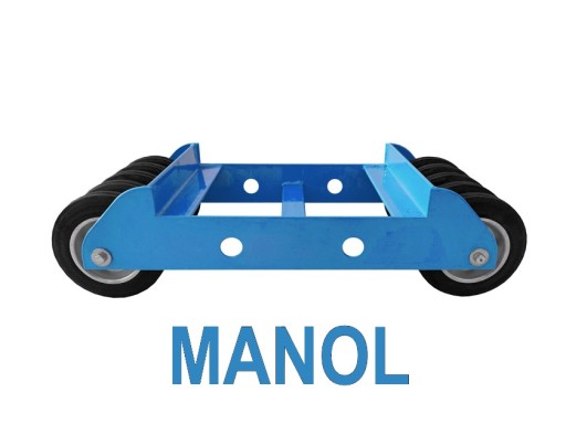 Ролик для поврежденного колеса сервисной мастерской СИНИЙ 1500кг N4/WN2/16MG