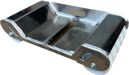 Вагонетка перехода ролика обслуживания под алюминием 11кг 1500кг колеса облегченным