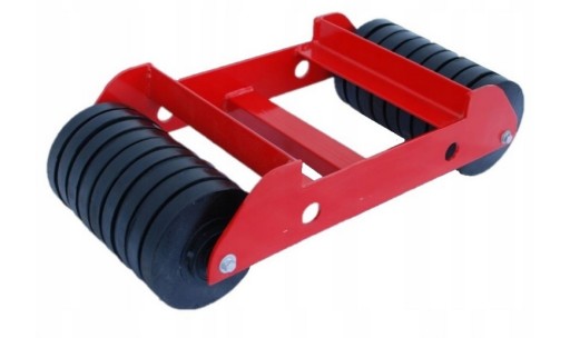 Транспортный ролик 3000 кг Красный большой ролик под сломанным колесом порога эвакуатора