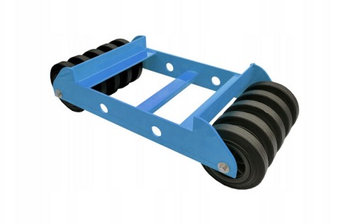 Транспортировочный ролик для порога сломанного колеса Синий 1500 кг Поли/резина 16 см