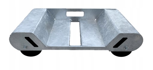 Оцинкований транспортний ролик вагою 2200 кг для перетягування по рампі