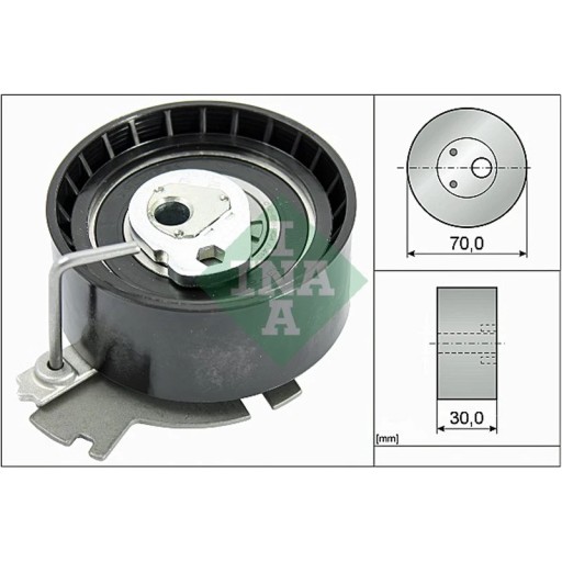 Натяжний ролик, зубчастий ремінь INA 531 0632 10