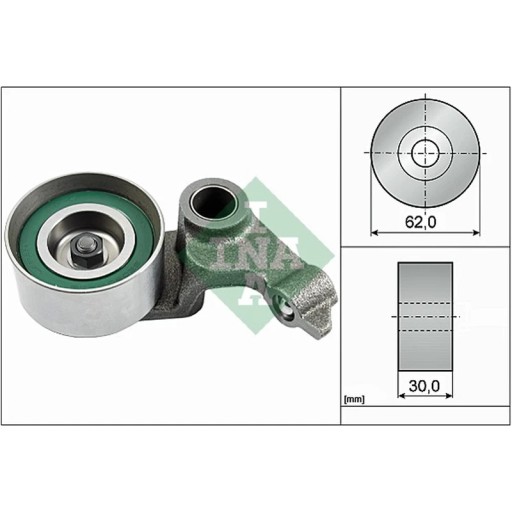 Натяжной ролик, ремень ГРМ INA 531 0643 20