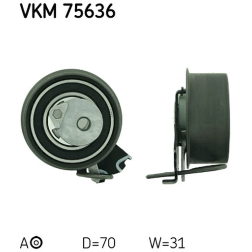 VKM 75636 - Натяжной ролик, ремень ГРМ SKF VKM 75636