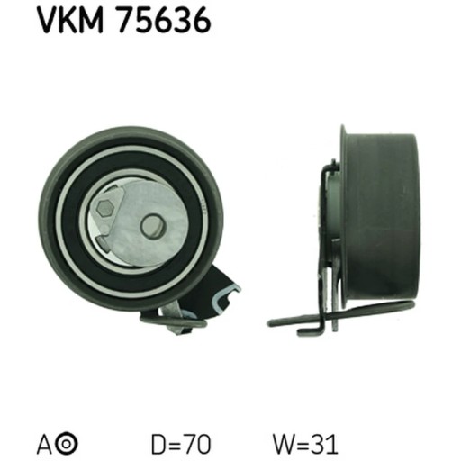 Натяжний ролик, ремінь ГРМ SKF VKM 75636