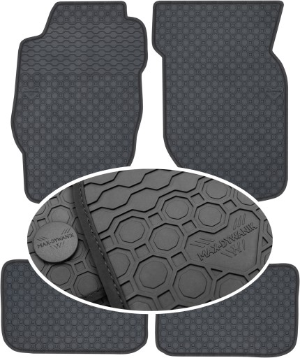 Rover 200 II SD HB 1989-1995 гумові килимки PrimeLiner - чорні