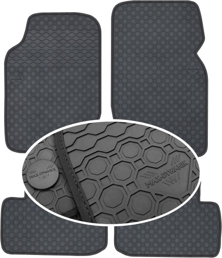 Rover 200 III HB 1995-2000 гумові килимки PrimeLiner - Чорні