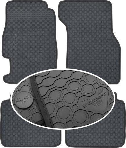 Rover 400 II HB SD 1995-1999 гумові килимки PrimeLiner - чорні