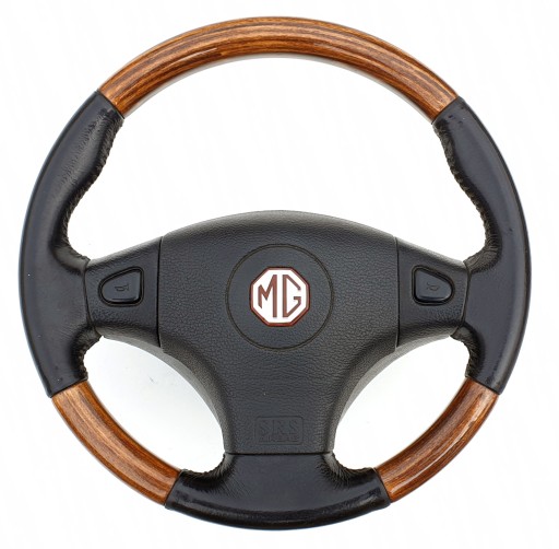 Деревянный руль Rover MG 45 – уникальный! Спортивный тюнинговый аксессуар