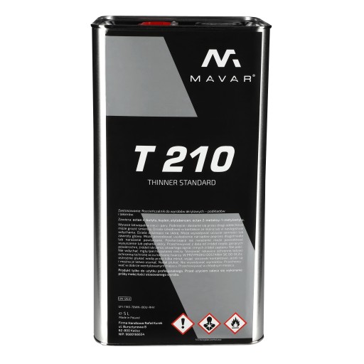 Mavar T210 акриловий розчинник Standard 5L