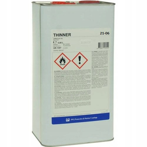 Алкидный полиуретановый растворитель PPG Sigma Thinner 21-06 5L