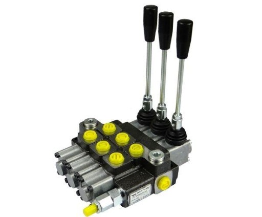 W-ROZ40L/3Z - Трехсекционный гидрораспределитель, макс. расход 40 л, с защелками Вариньского