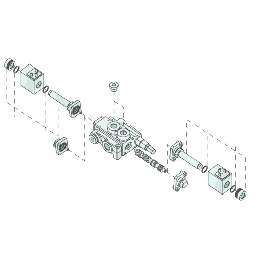 KGR870009931 - Гидрораспределитель 4 SEK 40L ELE