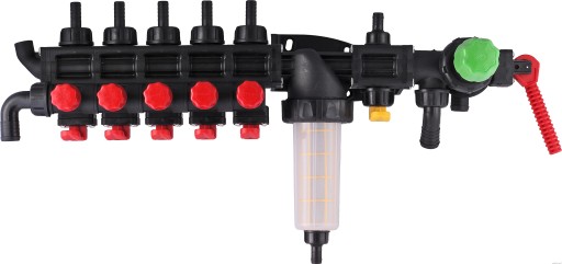 ROZDZ6KO - Секційний спліттер 5 + 1 HD компенсаційний монтаж Agroplast CZEP6KO