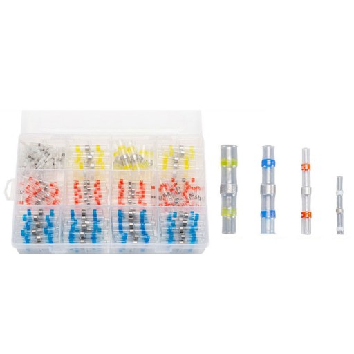 Термоусадочные трубки с оловом и клеем комплект 300шт