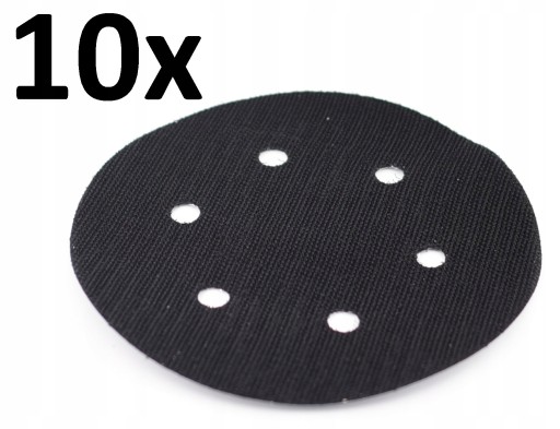 Регенераційна липучка fi 150мм 6 отворів 6H самоклеюча 10шт ремонтна липучка