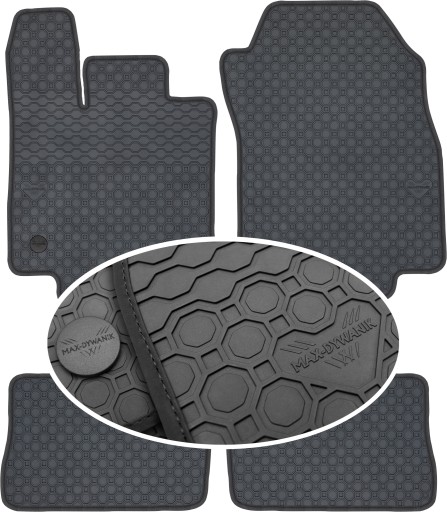 S-Class X223 Maybach Long 20 — резиновые коврики PrimeLiner — черные