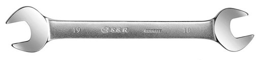 S&R Ключ ріжковий 41х46 мм. Серія Cr-V Professional, хром матовий