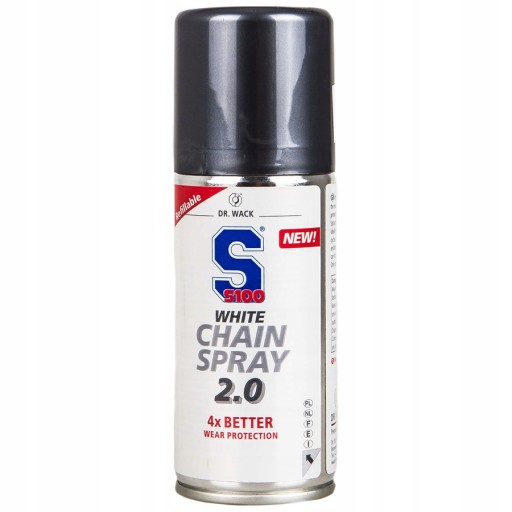 S100 White CHAIN SPRAY 2.0 смазка для цепи