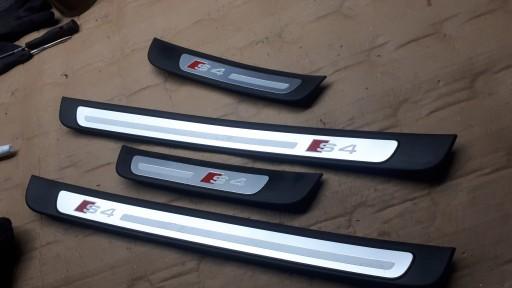 S4 B8 LIFT A4 молдинги пороговые накладки SLINE