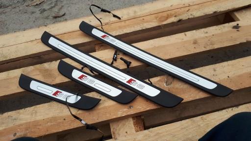 4G0947423H 4G0947424H - S6 C7 4g A6 накладки на пороги з підсвічуванням