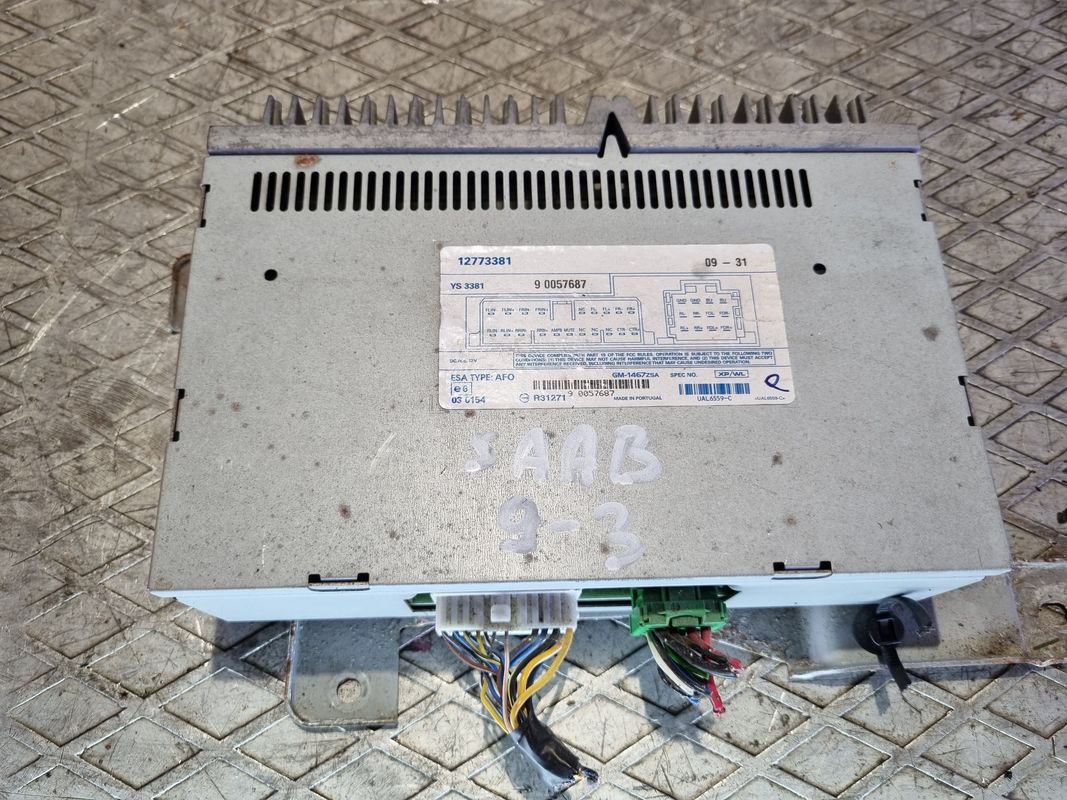 SAAB 9-3 II LIFT АУДИО УСИЛИТЕЛЬ 12773381