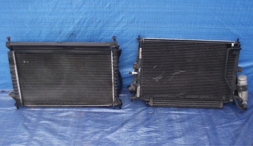 SAAB 95 LIFT 05-09 2.0T РАДИАТОР КОМПЛЕКТ РАДИАТОРА