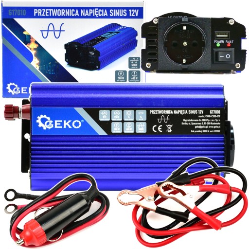 АВТОМОБИЛЬНЫЙ ПРЕОБРАЗОВАТЕЛЬ НАПРЯЖЕНИЯ 12В 230В 600ВТ