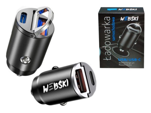 АВТОМОБІЛЬНИЙ ШВИДКИЙ ЗАРЯДНИЙ ПРИСТРІЙ ДЛЯ СМАРТФОНА