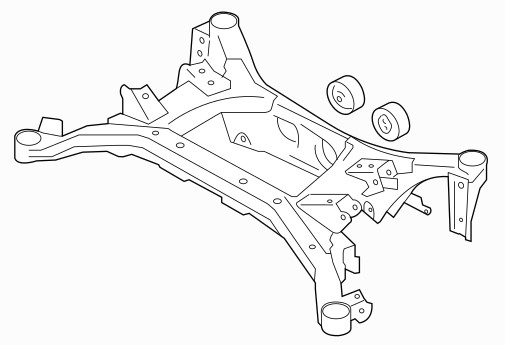 SU00300348 - Салазки-тележки задние toyota oe gt 86 subaru br новые!