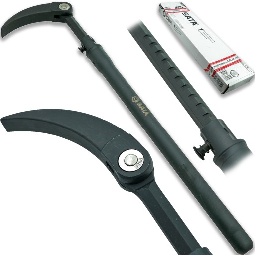 SATA CROWBOW С ВРАЩАЮЩЕЙСЯ ГОЛОВКОЙ 508-838 мм ПРОЧНЫЙ 33 ДЮЙМА