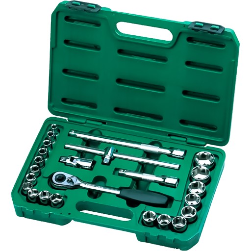 НАБІР ІНСТРУМЕНТУ SATA ST09060-6SJ 1/2'' в кейсі - 24 елемента