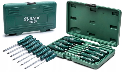 SATA ST09305SJ НАБІР 8 ВИКРУТОК TORX В КОРОБЦІ