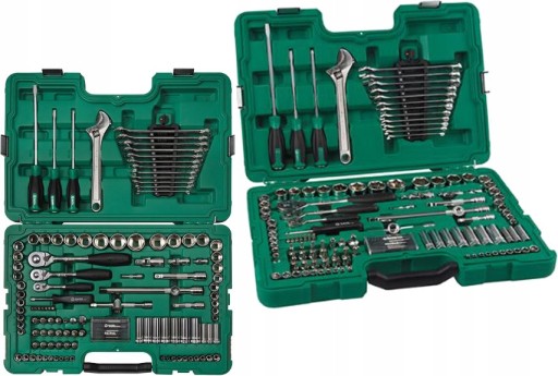 НАБІР SATA З 124 ГНІЗДОВИХ КЛЮЧІВ 1/4