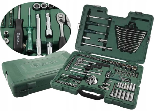 НАБІР SATA З 128 КЛЮЧІВ ДЛЯ ГНІЗД 1/4