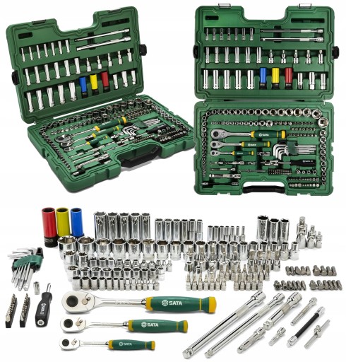 НАБІР SATA 180 КЛЮЧІВ 1/4