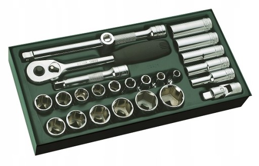 SATA НАБІР 25 ТОРЦЕВИХ КЛЮЧІВ 1/2 ' ДЮЙМОВИЙ GL09921