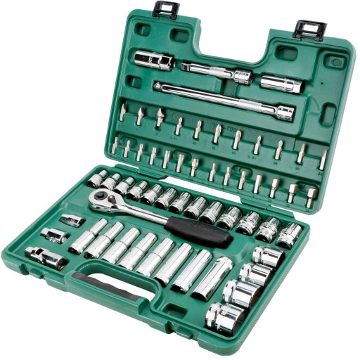 НАБІР ІНСТРУМЕНТІВ КЛЮЧІ ГАЙКОВІ SATA 1/2 58 ЕЛ