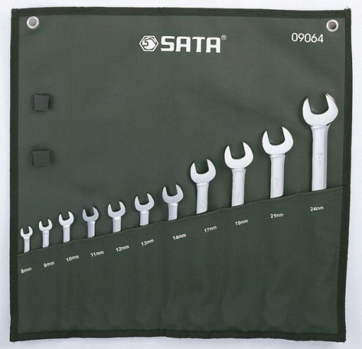 SATA - Комплект 11 комбінованих ключів 8-24 мм ST09064. ПРОФІ ІНСТРУМЕНТИ