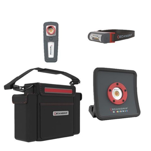 Комплект для детейлинга SCANGRIP Базовый набор из 3 ламп для детейлинга