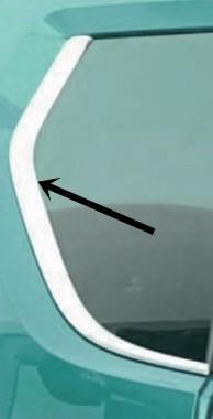 SCANIA NG ТИСНЕНАЯ ПОЛОСКА ДЛЯ ОКНА КРОВАТИ